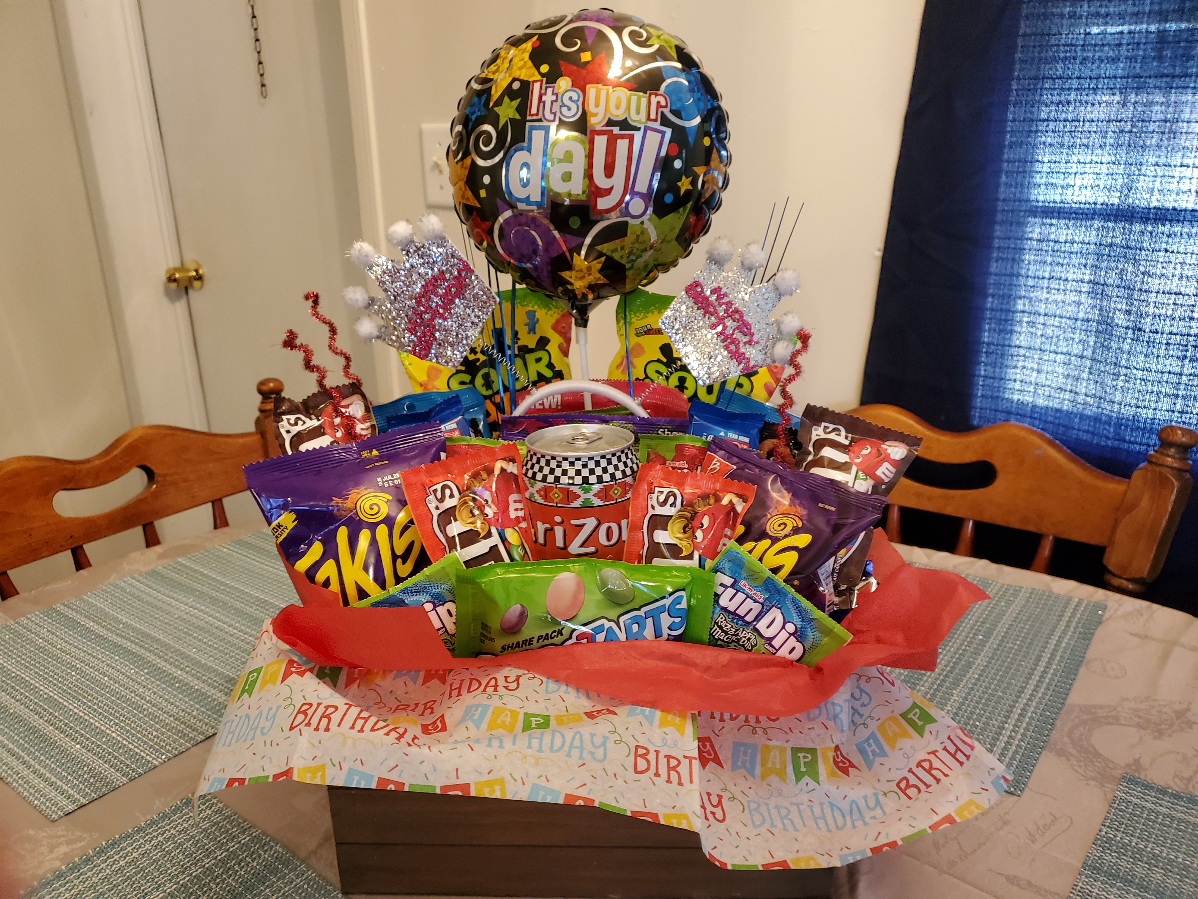 Custom Birthday (Large) candy bouquet